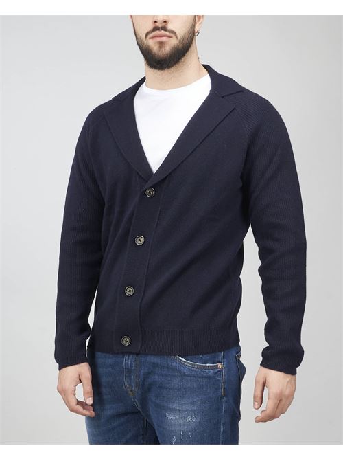 Wool cardigan with lapel Paolo Pecora PAOLO PECORA | Cardigan | A043F0046728